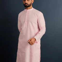 Lightpole Mandarin Collar Straight Kurta-image-30