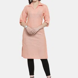Sayesha Women Peach-Coloured Kurta-26