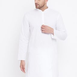 VASTRAMAY Men Cotton Solid Kurta-image-72