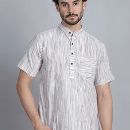 Enchanted Drapes Men Thread Work Kurta-picture-30