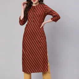 KALINI Ethnic Motifs Printed Indie Prints Kurta-image-36