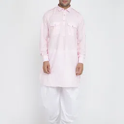ROYAL KURTA Shirt Collar Pathani Kurta-24