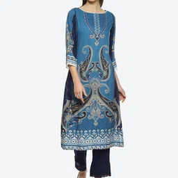 Biba Women Ethnic Motifs Printed Kurta-picture-22