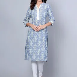 Cantabil Ethnic Motifs Printed Cotton Kurta-picture-39