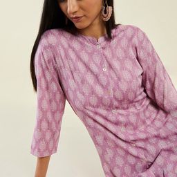 Soch Ethnic Motifs Printed A-Line Kurta image 2