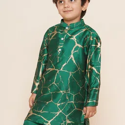 Sethukrishna Boys Abstract Printed Kurta image 4