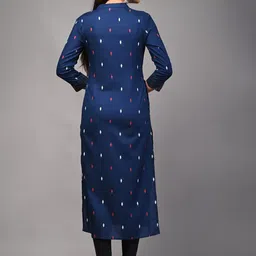 PUKHYA Geometric Printed Sequinned Kurta image 4