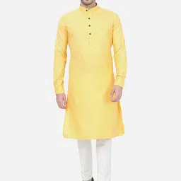 Modi Kurta Mandarin Collar Pure Cotton Straight Kurta-54
