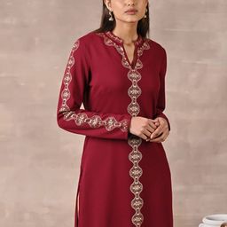 Lakshita Ethnic Motifs Printed Wool Kurti-image-61