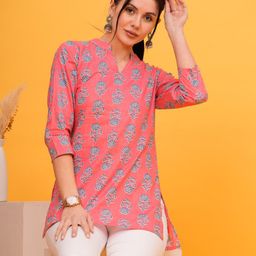 SHIONS Floral Printed Pure Cotton Kurti-40