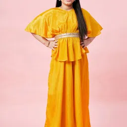 Stylo Bug Girls Empire Gotta Patti Kaftan Top with Palazzos-image-23
