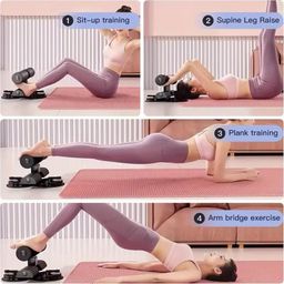 rtnsparsh Sit-Up Bar with Double Suction Cups | Adjustable Portable Sit-Up Assistant Device for Abs, Core Workouts & Full-Body Fitness at Home | Ab Exercise Equipment for Men & Women image 3