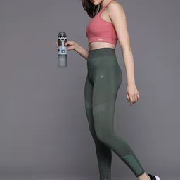 HRX By Hrithik Roshan Antimicrobial Rapid-Dry Seamless Yoga Tights-picture-51