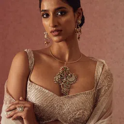 Geethika kanumilli Embroidered Beads & Stones Ready to Wear Lehenga & Blouse With Dupatta-37