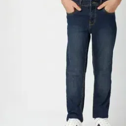 Washed Mid-Rise Jeans-image-29