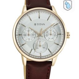 Titan Men Dial & Leather Straps Analogue Watch 90133WL01-image-28