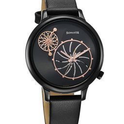 Sonata Women Water Resistance Stainless Steel Analogue Watch 8190NL01-picture-6