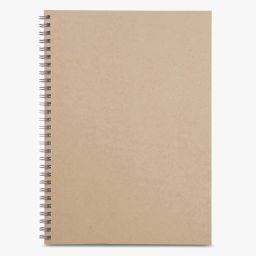 muji B5 Recycled Paper Wirebound Plain Notebook 80 Sheets image 1