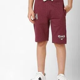 Heathered Knit Shorts with Insert Pockets-picture-10