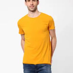 Scuba Slim Fit T-shirt with Raw Edges-image-25