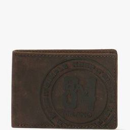 Men Leather Bi-Fold Wallet with Zip-12