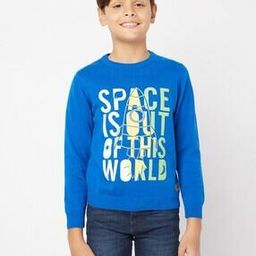 Typographic Print Crew-Neck Sweater-image-66