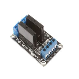 2 Channel 12V Relay Module Solid State High Level SSR DC Control 250V 2A with Resistive image 1