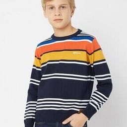 Striped Crew-Neck Sweater-image-61