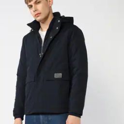 Rolling Regular Fit Jacket with Concealed Placket-picture-0