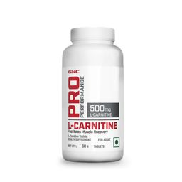 GNC Pro Performance L-Carnitine Tablets - 500mg | 60 Veg Tablets | Facilitates Fat Metabolism & Muscle Recovery | Aids Weight Loss & Management | Boosts Energy & Supports Heart Heart | USA Formulated image 5