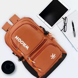 WROGN Printed Water Resistance Backpack With Rain Cover-39