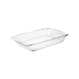 Femora Transparent Borosilicate Glass Baking Loaf Pan Dish 1L-36