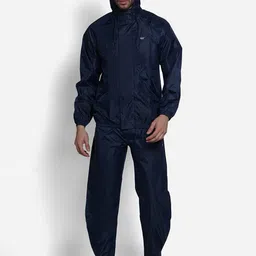 Wildcraft Men Navy Blue Solid Rain Jacket-image-99