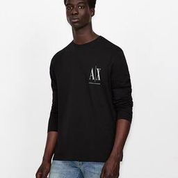 Icon Logo Print Cotton Crew-Neck T-shirt-image-31