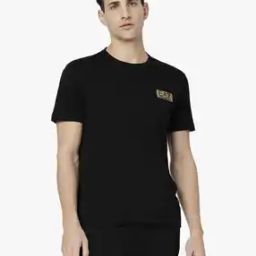 Logo Print Half Sleeve Regular Fit Crew-Neck T-Shirt-image-49