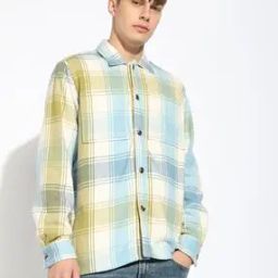 Cuenca Checked Regular Fit Shacket-image-49