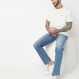 Albert Heavily Washed Slim Fit Jeans-image-52