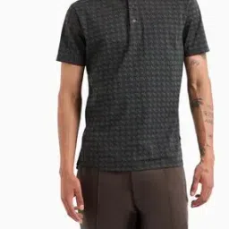 Men Logo Print Relaxed Fit Polo T-Shirt-image-47