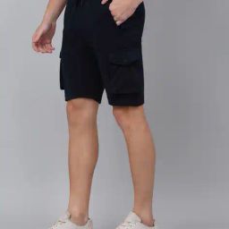 cantabil Men Regular Fit Bermudas with Insert Pockets image 2