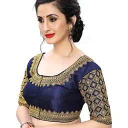 mk women's Embroidered Front Open Blouse image 2