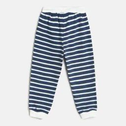 mini klub Striped Joggers with Drawstring Waist image 2
