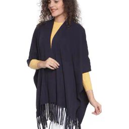 global republic Open-Front Kaftan Shrug with Fringes image 2