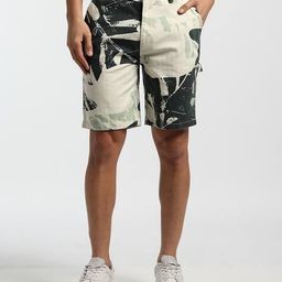 altheory by azorte Abstract Print Carpenter Shorts image 2