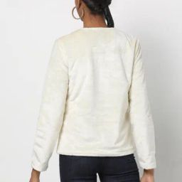 fig Textured Zip-Front Jacket image 2