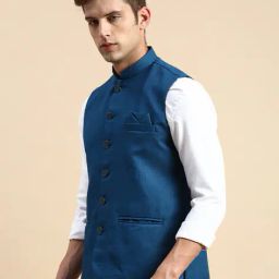 showoff Nehru Jacket with Inserted Pockets image 2