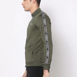 produkt by jack & jones Zip-Front Sweatshirt with Brand Taping image 2