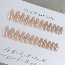 pink truck Set of 24 Artificial Reusable Nails  image 2