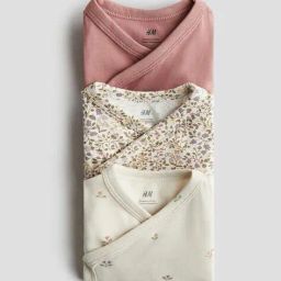 h&m Pack of 3 Printed Bodysuits with Snap-Button Closure image 2