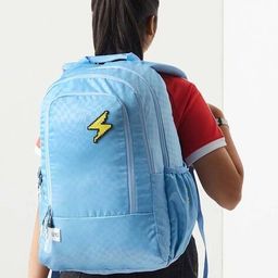 wiki Unisex Checked Backpack with Adjustable Straps image 2