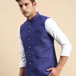 showoff Nehru Jacket with Inserted Pockets image 2